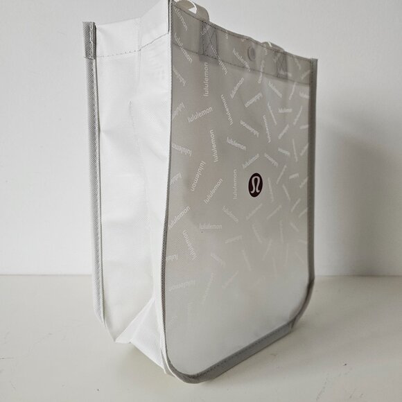 6 x New LULULEMON Multicolour GRAPHIC LOGO Reusable Shopping Bags Small - Picture 5 of 13